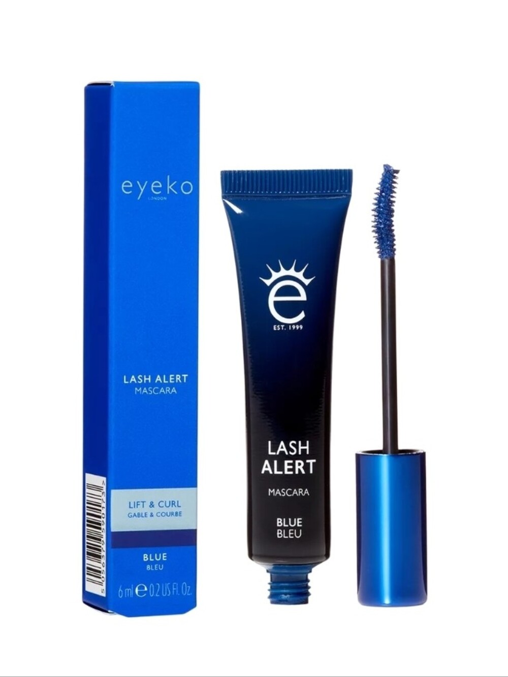 Eyeko Lash Alert Mascara - Lift & Curl - Blue 8ml/0.29oz - NEW Full-Size